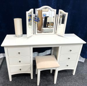 White dressing table